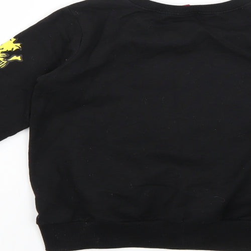 NEXT Girls Black   Pullover Jumper Size 9 Years