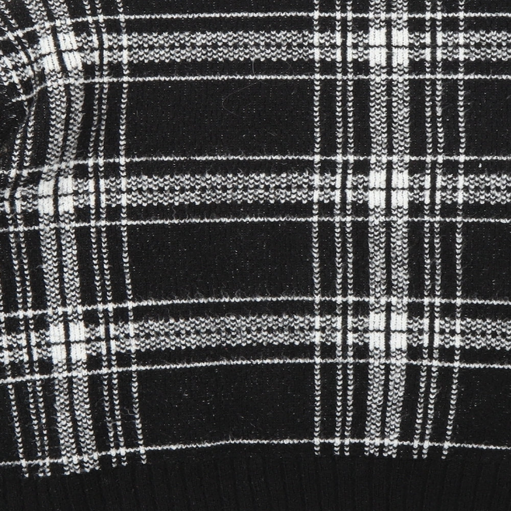 Marks and Spencer Womens Multicoloured Check  Pullover Jumper Size M