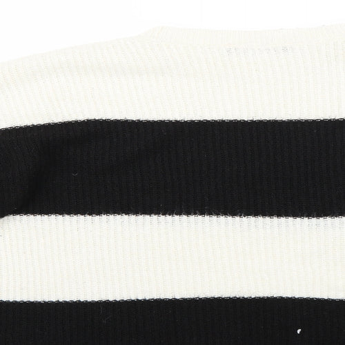 Marks and Spencer Womens Multicoloured Striped  Pullover Jumper Size M