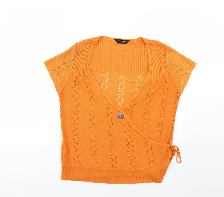Dorothy Perkins Womens Orange   Pullover Jumper Size 16