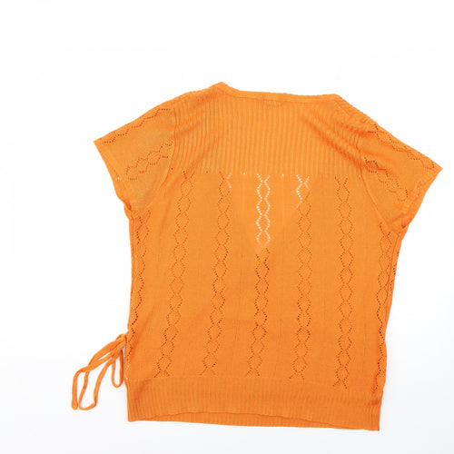 Dorothy Perkins Womens Orange   Pullover Jumper Size 16