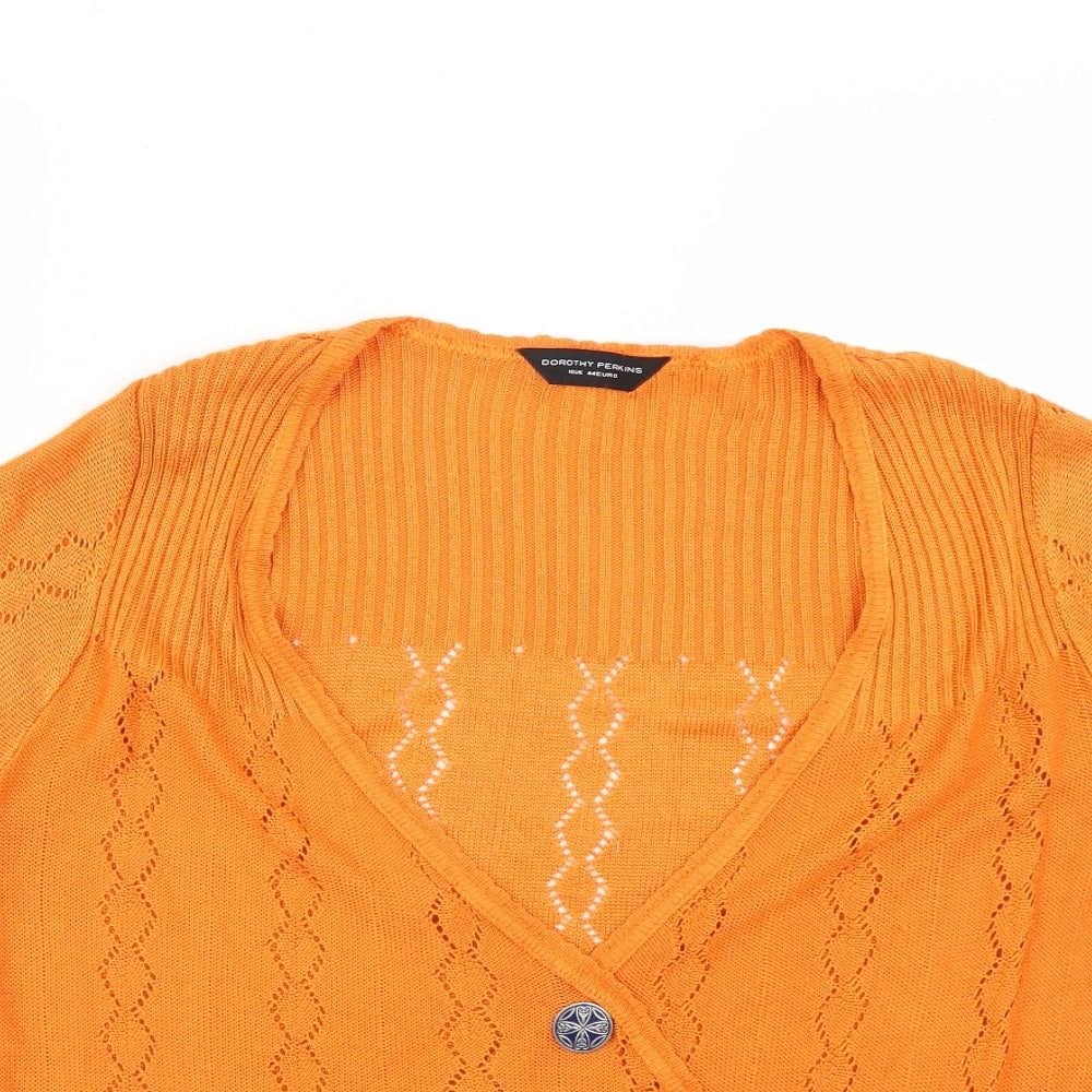 Dorothy Perkins Womens Orange   Pullover Jumper Size 16
