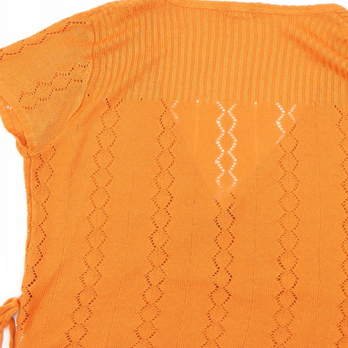 Dorothy Perkins Womens Orange   Pullover Jumper Size 16