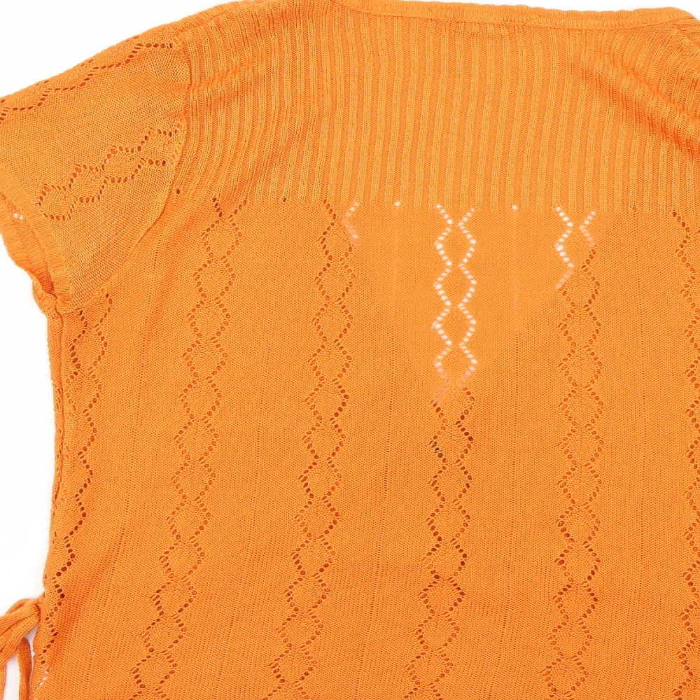 Dorothy Perkins Womens Orange   Pullover Jumper Size 16