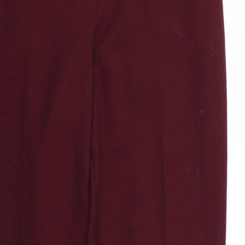 Peacocks Womens Red   Trousers  Size 12 L28 in