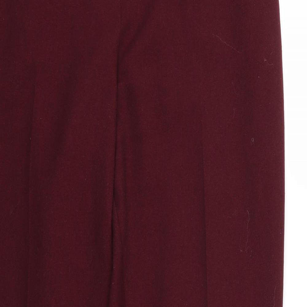 Peacocks Womens Red   Trousers  Size 12 L28 in