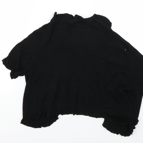 M&Co Womens Black   Cardigan Jumper Size L