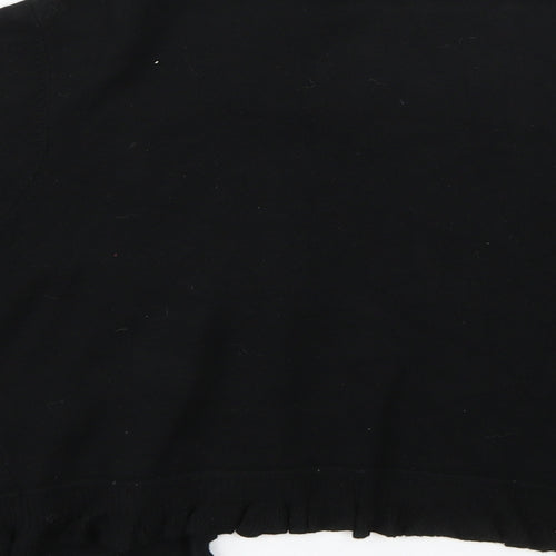 M&Co Womens Black   Cardigan Jumper Size L