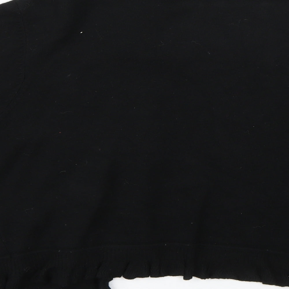 M&Co Womens Black   Cardigan Jumper Size L