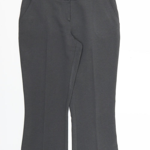 evie Womens Grey   Trousers  Size 10 L28 in