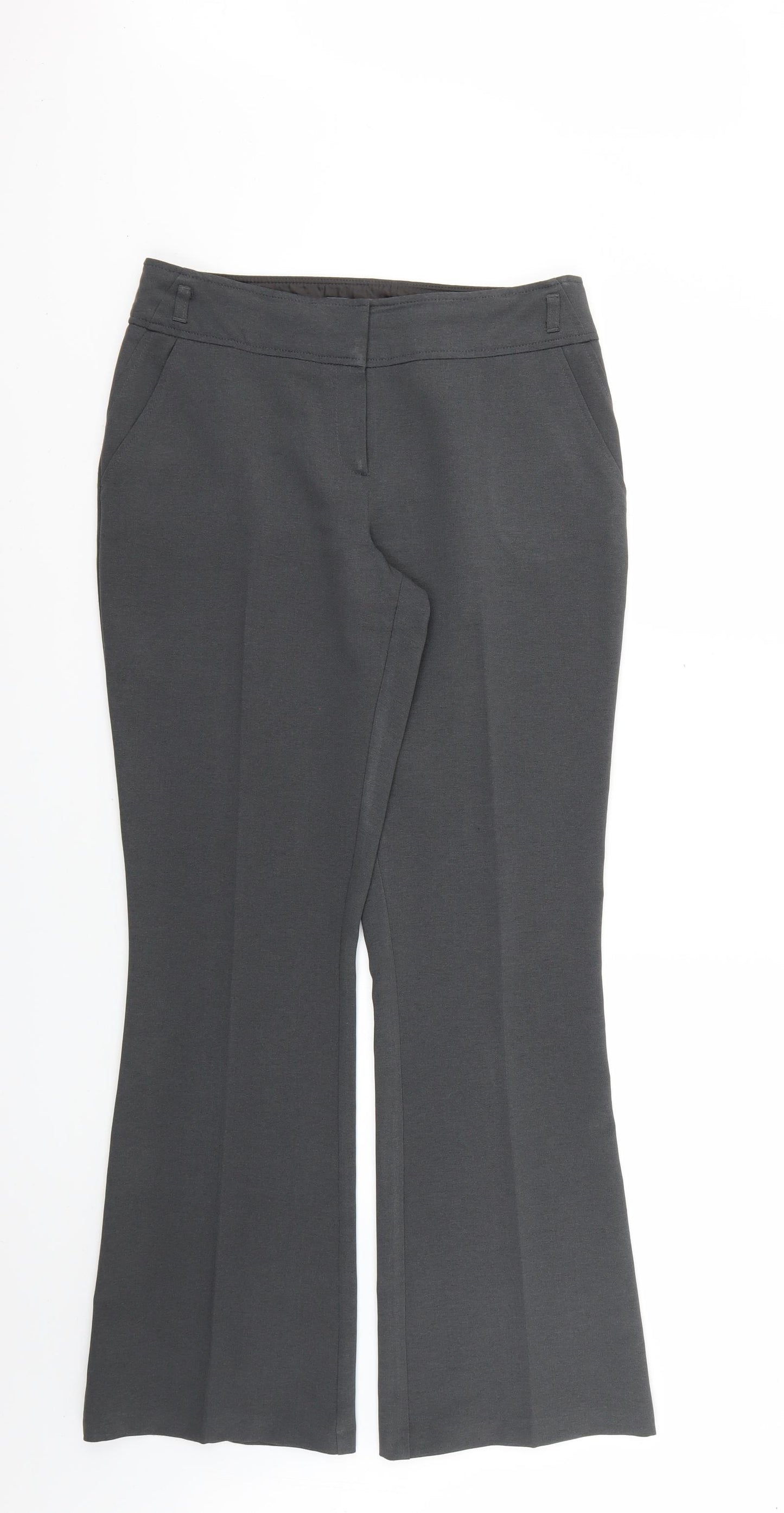 evie Womens Grey   Trousers  Size 10 L28 in
