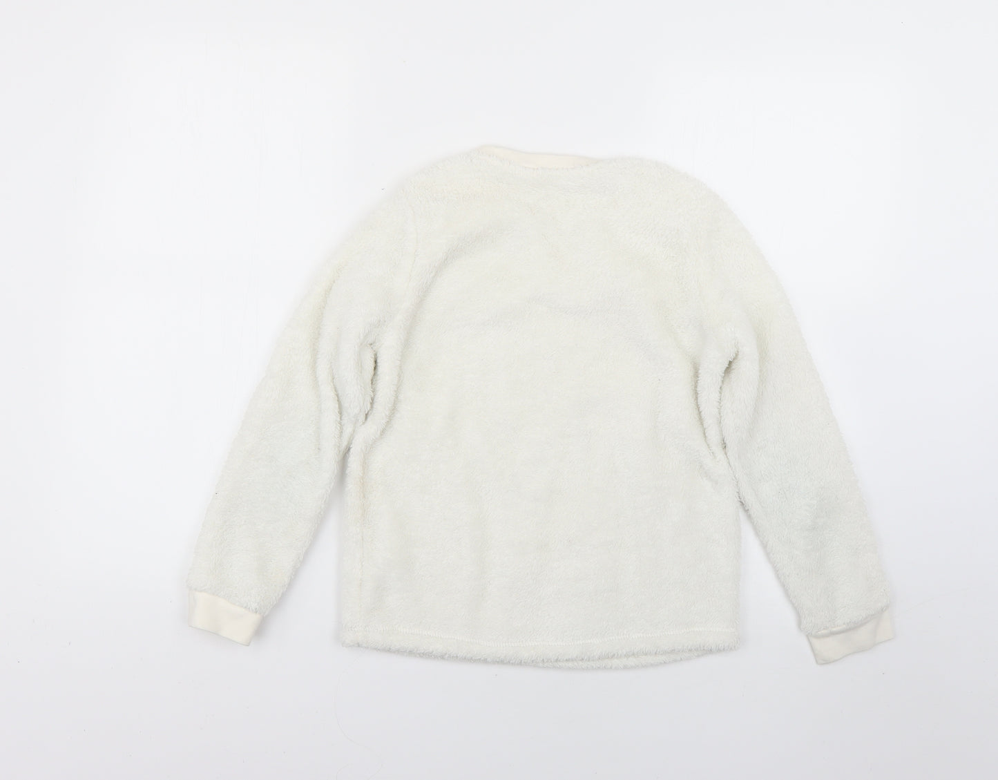 George Girls White   Top Pyjama Top Size 9-10 Years
