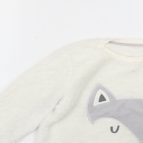 George Girls White   Top Pyjama Top Size 9-10 Years