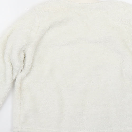 George Girls White   Top Pyjama Top Size 9-10 Years