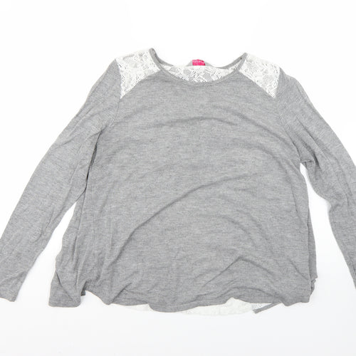 Dorothy Perkins Womens Grey   Pullover Jumper Size 14