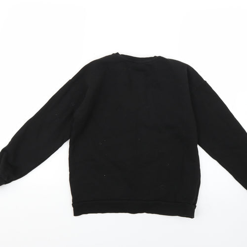 George Girls Black   Pullover Jumper Size 11-12 Years