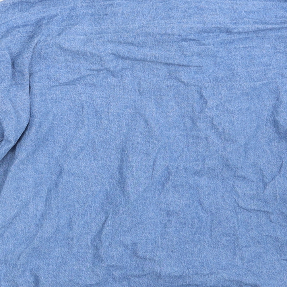 JJ's Fairyland Womens Blue  Denim Basic Button-Up Size 12