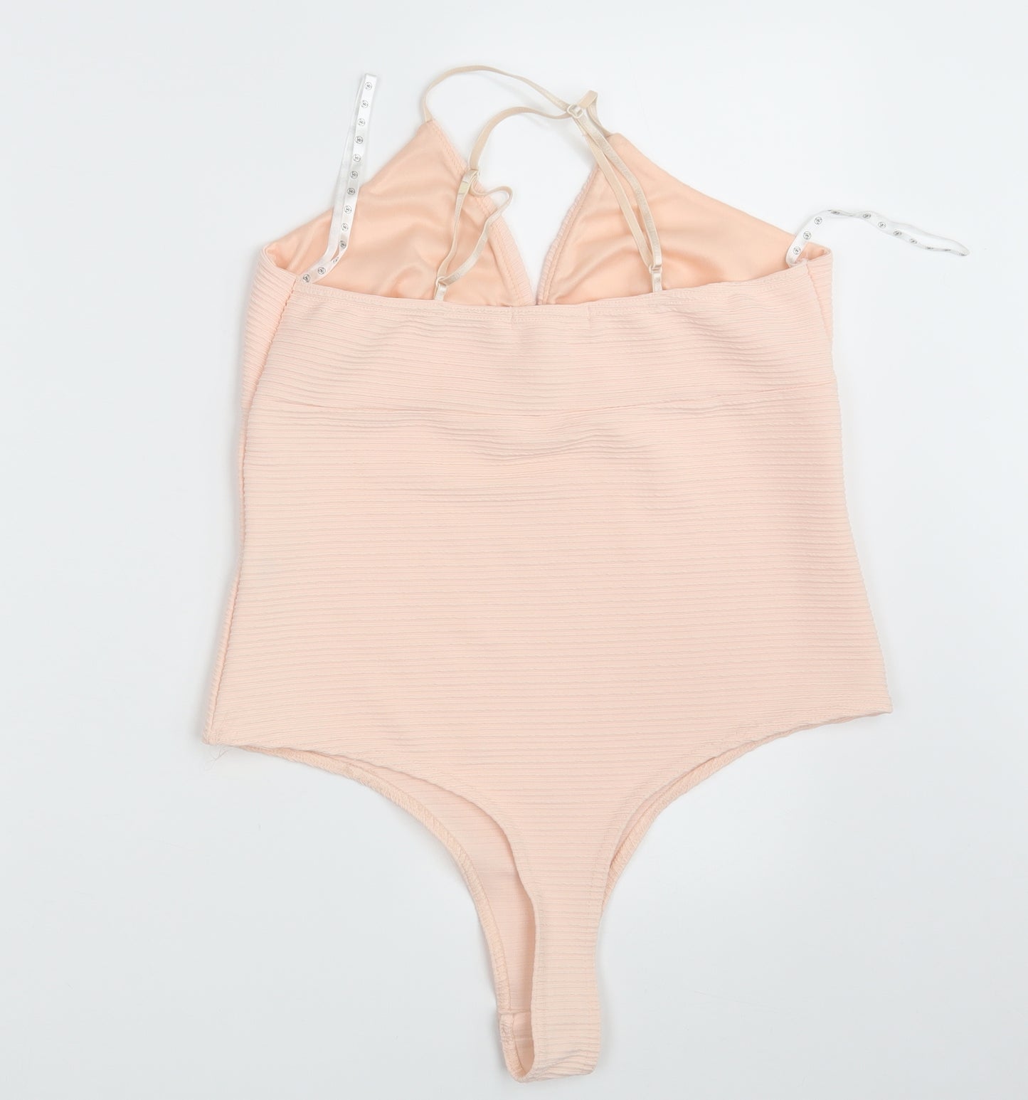 Missguided Womens Pink   Bodysuit One-Piece Size 14
