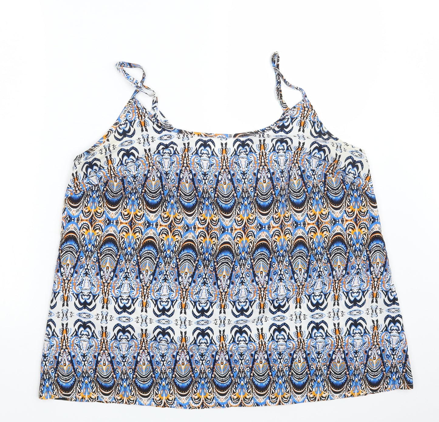 Label Be Womens Multicoloured Argyle/Diamond  Camisole Tank One Size