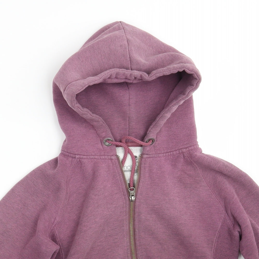 Animal Womens Pink   Full Zip Hoodie Size 8