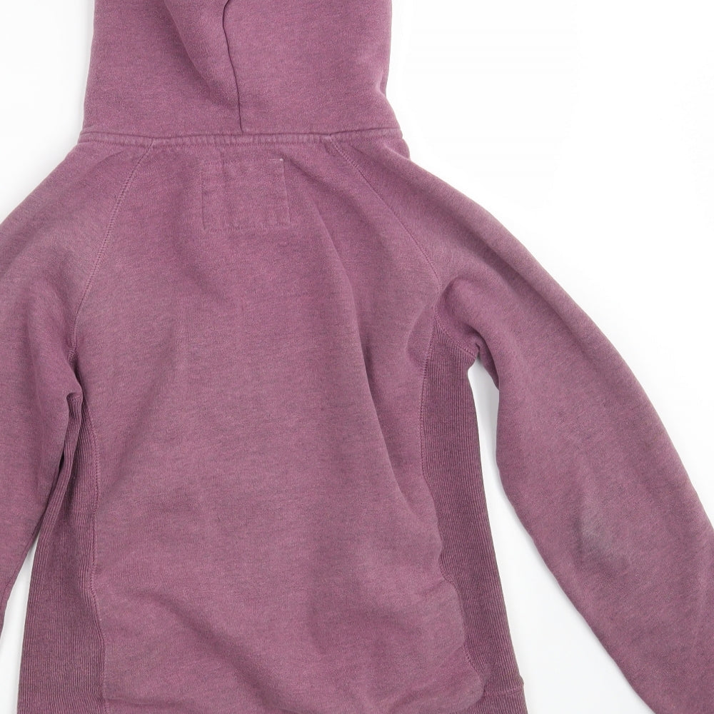Animal Womens Pink   Full Zip Hoodie Size 8