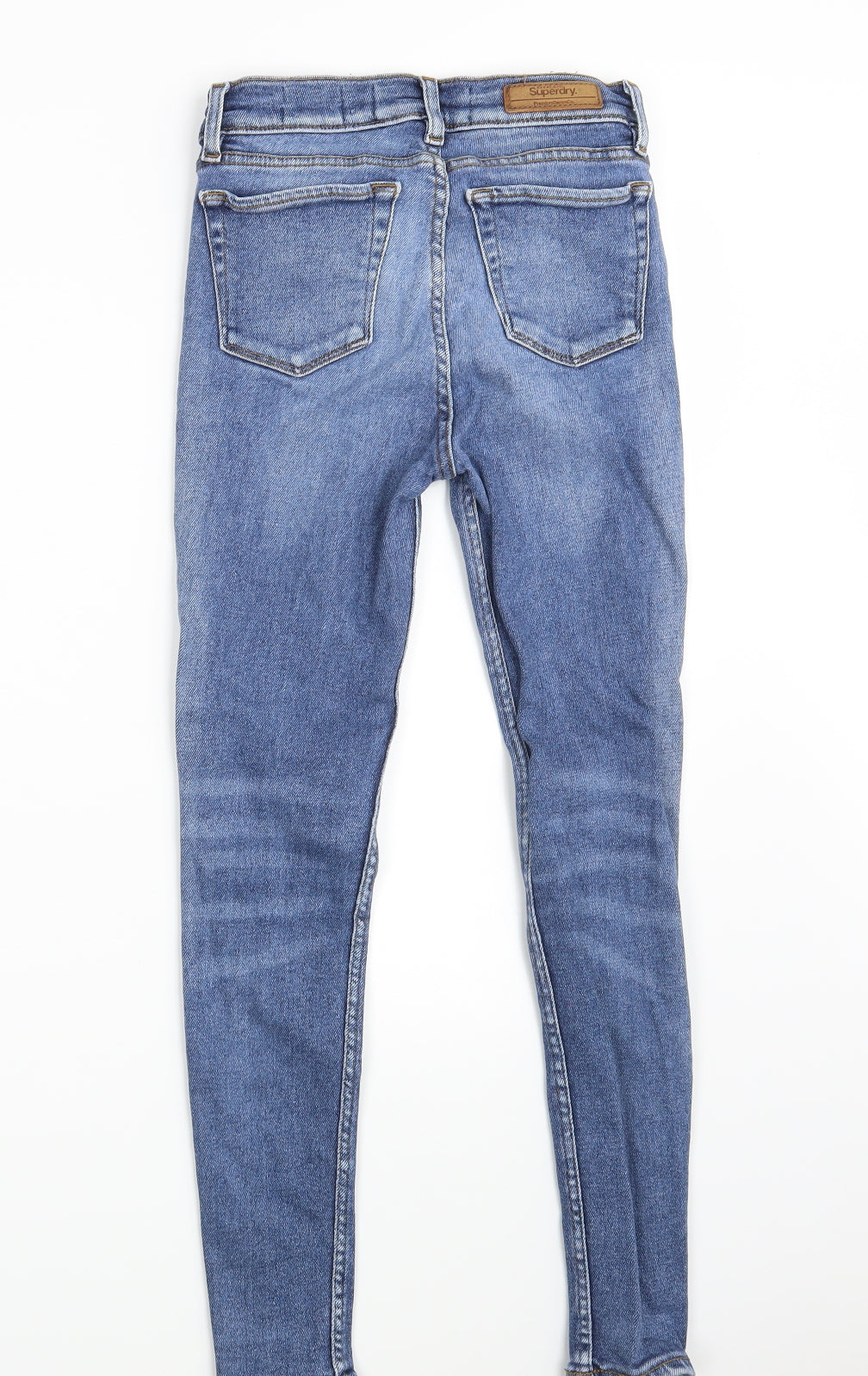 Superdry Womens Blue  Denim Skinny Jeans Size 26 in L26 in