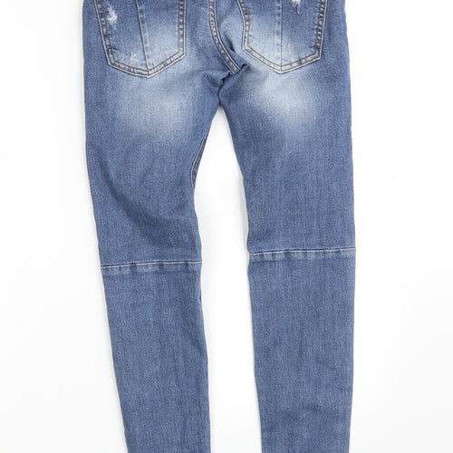 Pull & Bear  Womens Blue  Denim Skinny Jeans Size 26 in L29 in