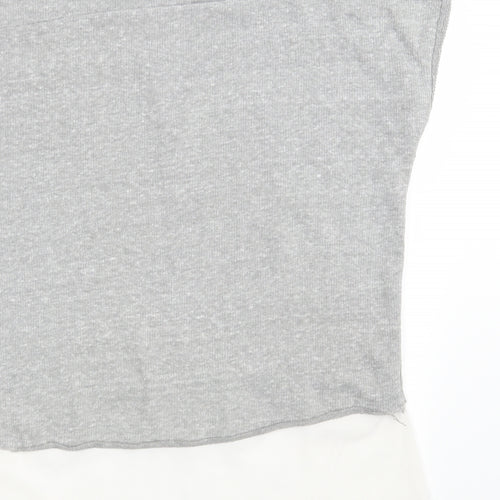 Azara Paris Womens Grey   Basic T-Shirt One Size