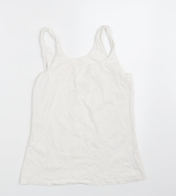 Atmosphere Womens White Vest Sweatshirt Size 14