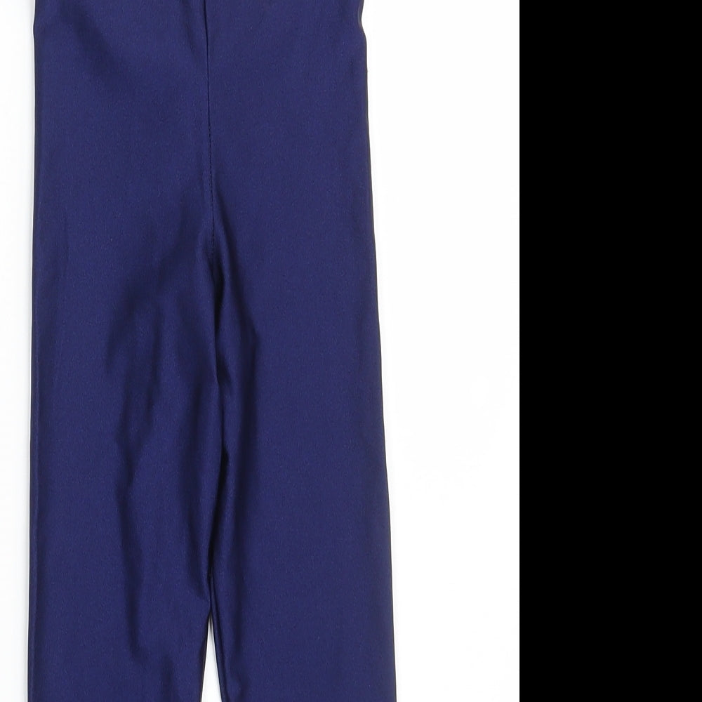 1st Position  Girls Blue   Jegging Trousers One Size - Waist 18in; Inside  leg 19in