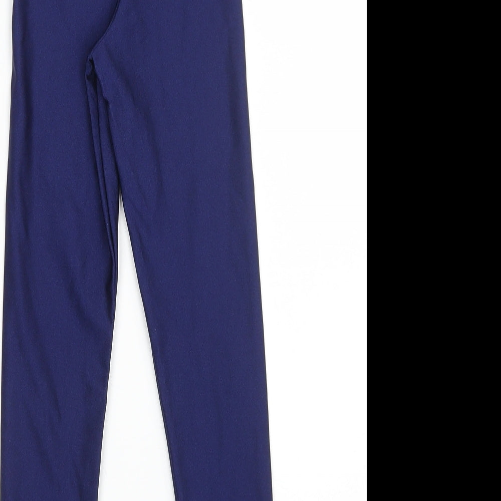 1st Position  Girls Blue   Jegging Trousers One Size - Waist 18in; Inside  leg 19in