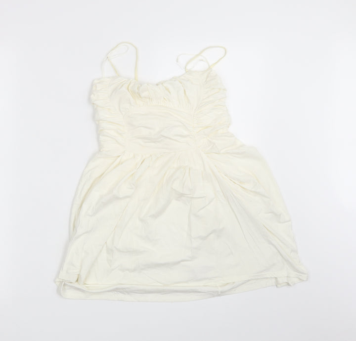 River Island Womens Ivory Fit & Flare Size 8