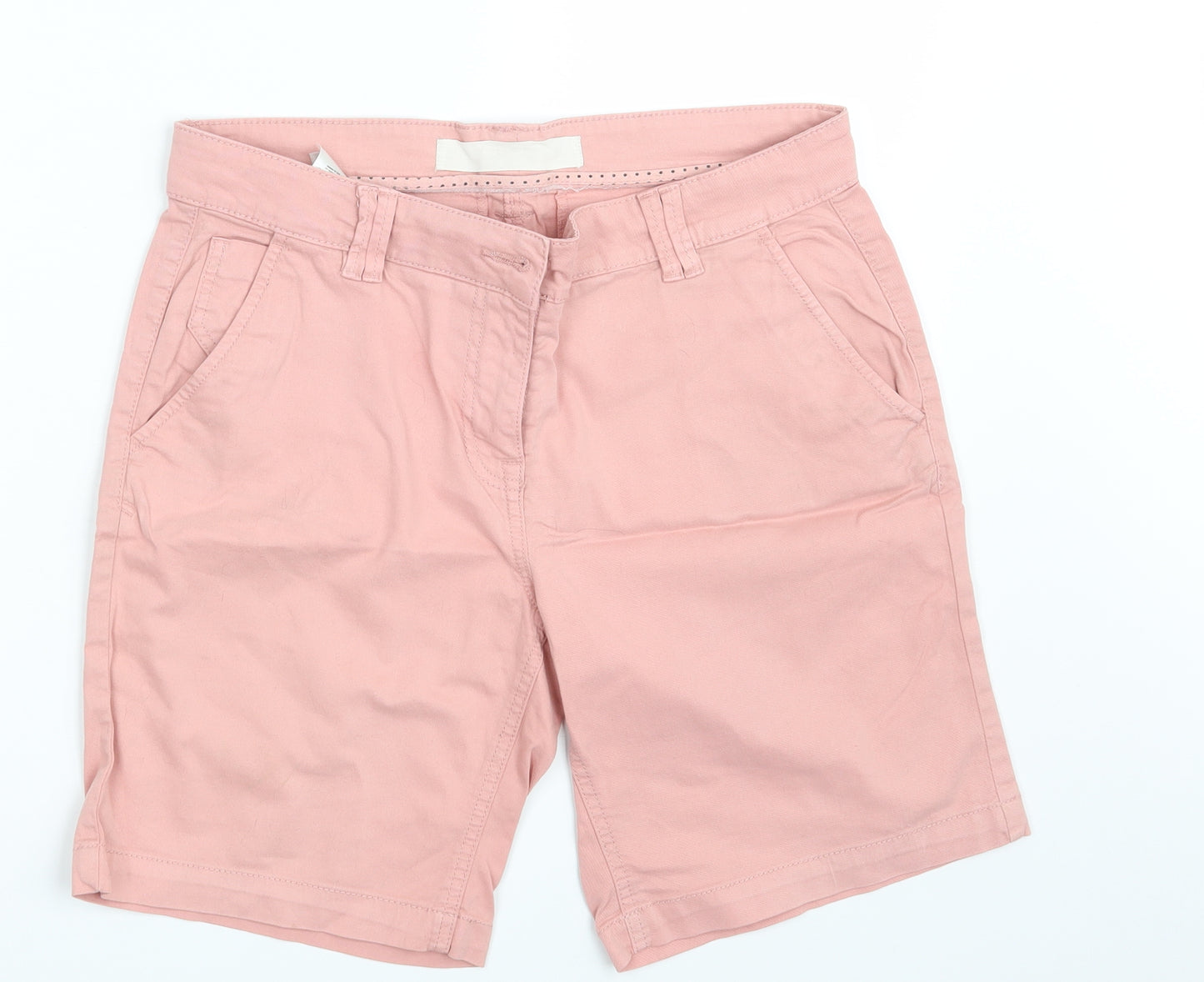 NEXT Womens Pink  Denim Chino Shorts Size 12