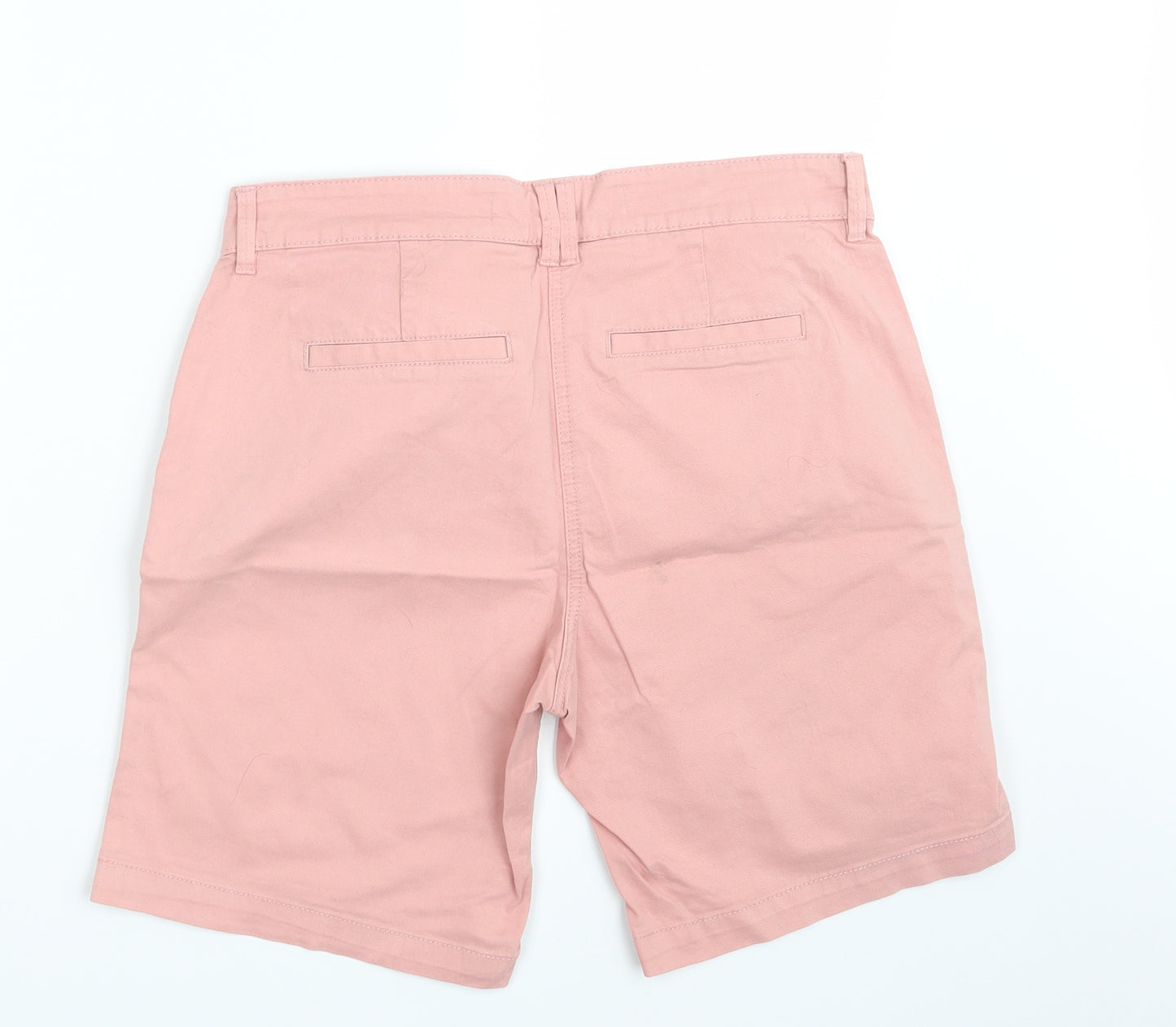 NEXT Womens Pink  Denim Chino Shorts Size 12