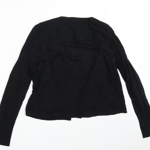 Per Una Womens Black   Wrap Jumper Size 12