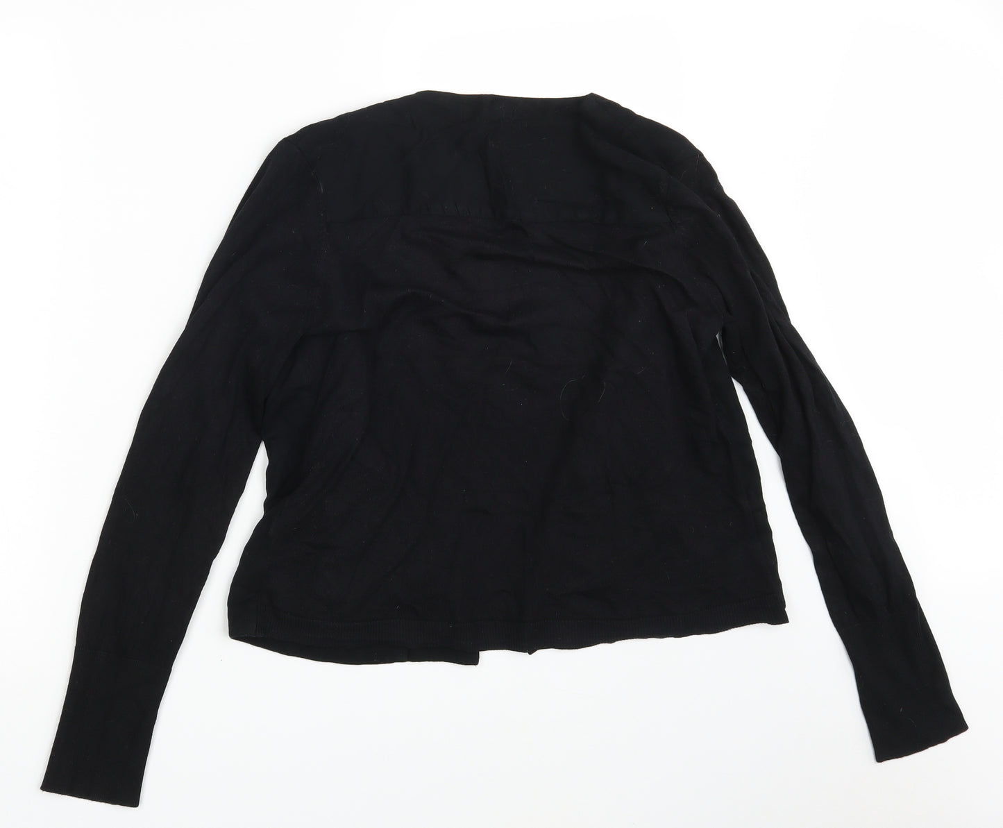 Per Una Womens Black   Wrap Jumper Size 12