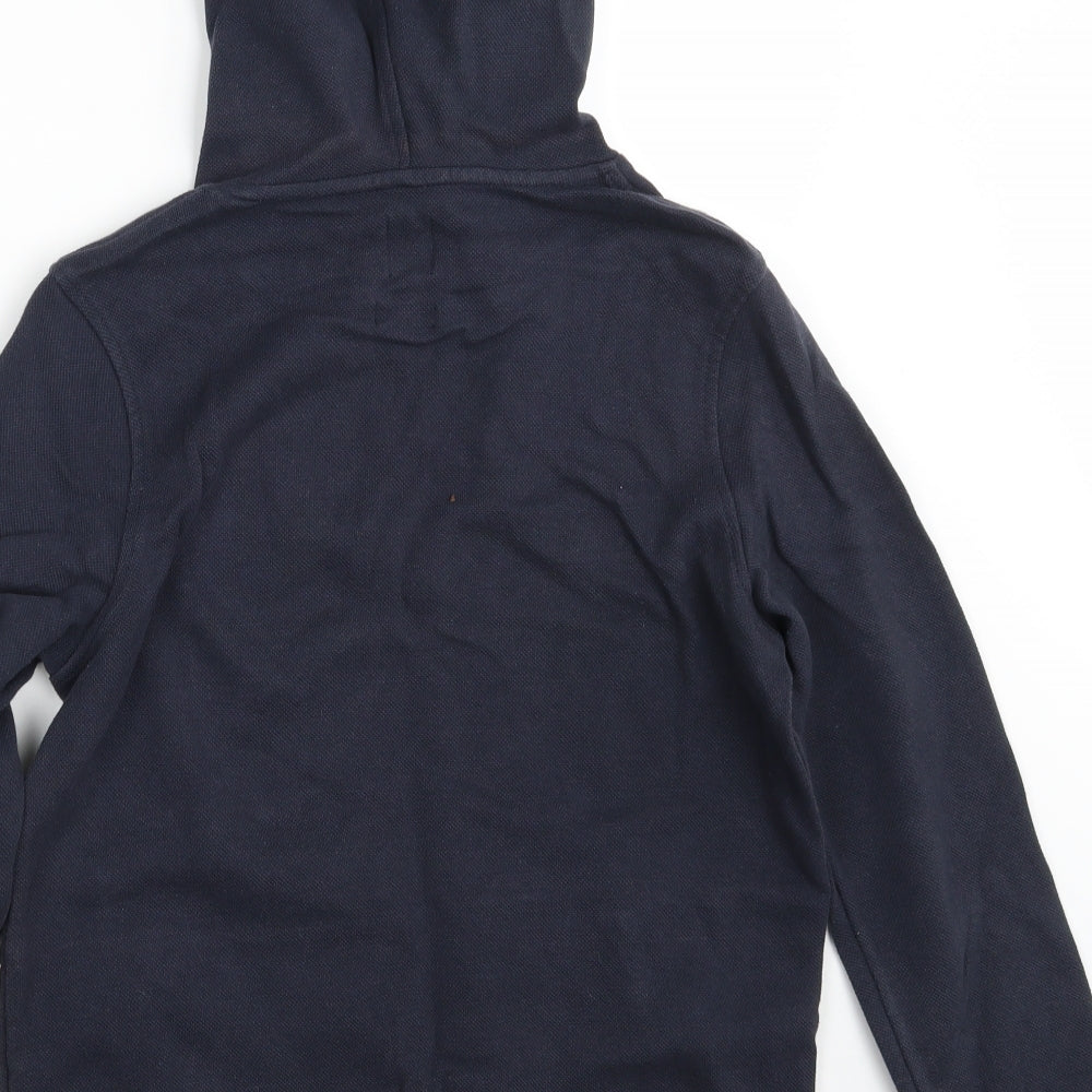 River Island Mens Blue   Pullover Hoodie Size S