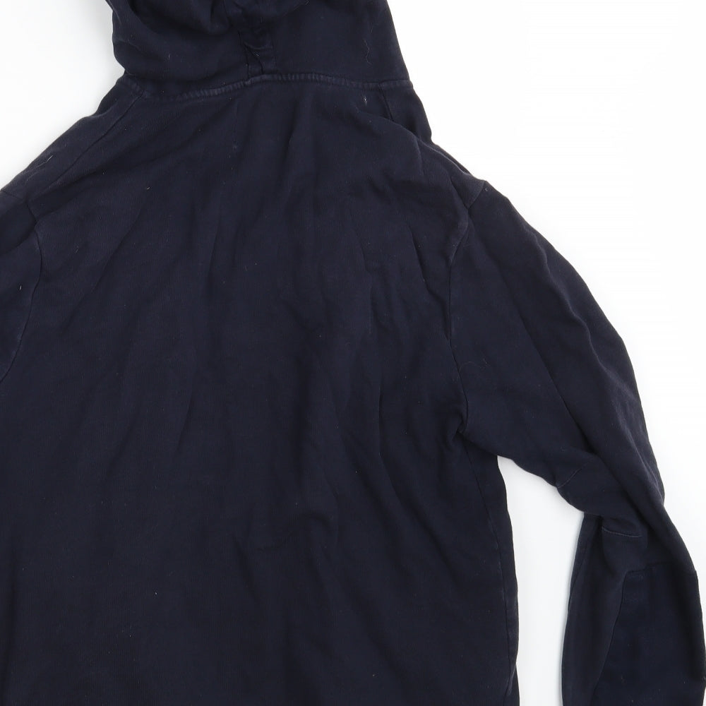 River Island Mens Blue   Full Zip Hoodie Size L