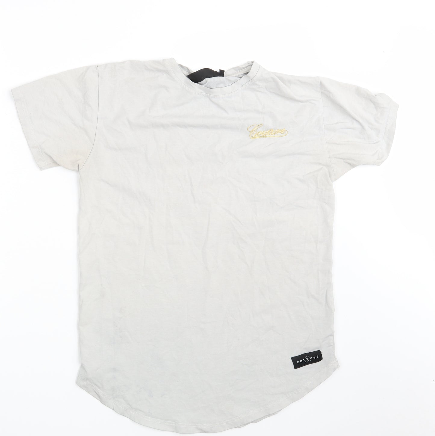 The Couture Club Mens Grey    T-Shirt Size M