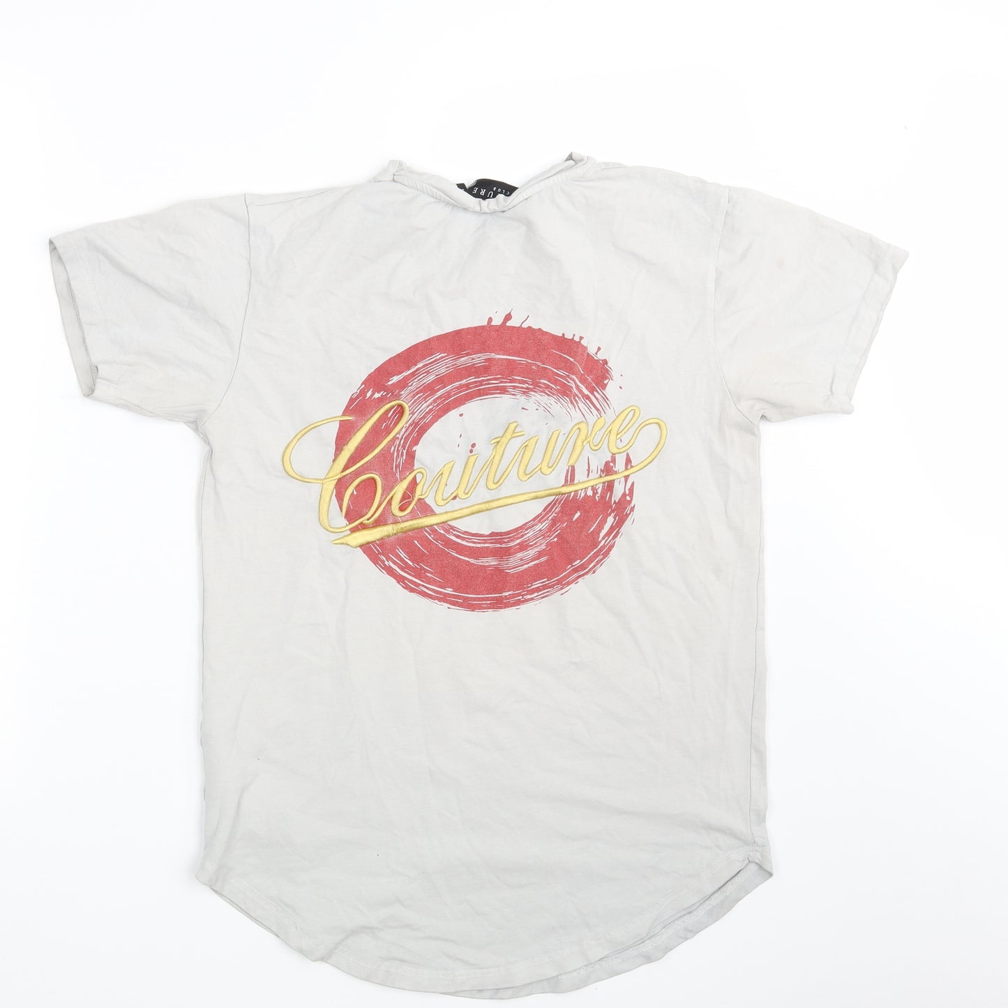 The Couture Club Mens Grey    T-Shirt Size M