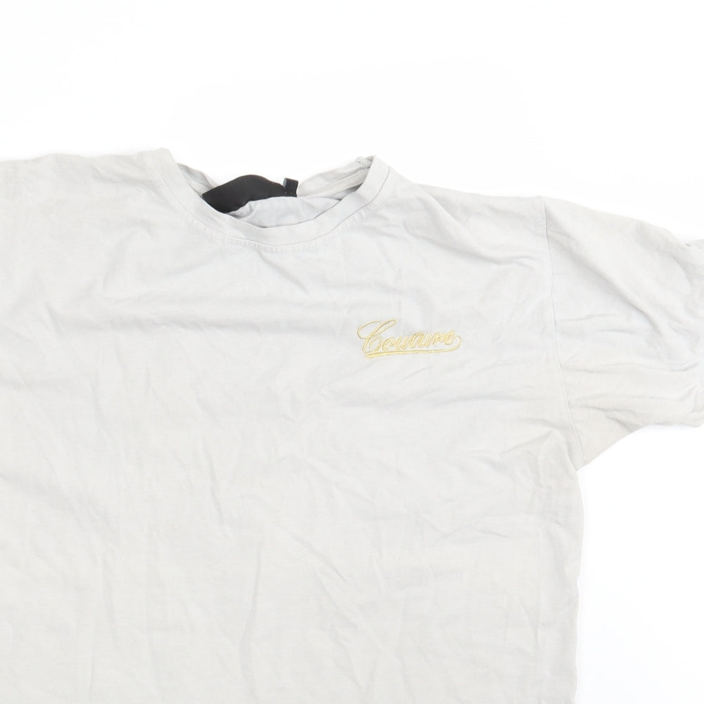 The Couture Club Mens Grey    T-Shirt Size M