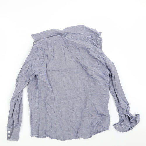 Premier Womens Blue Check  Basic Button-Up Size 12