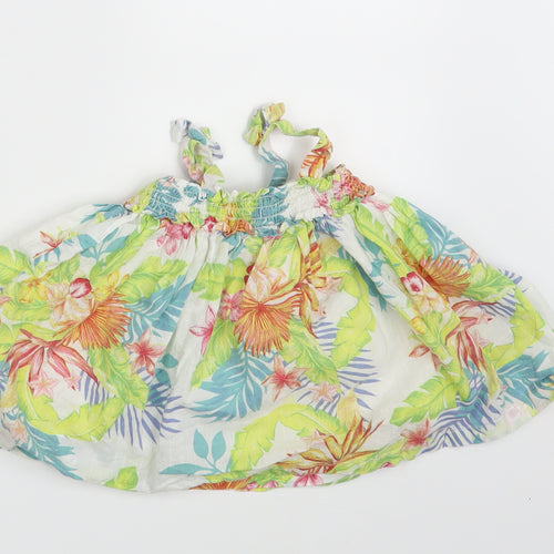 Gap Girls Multicoloured Floral  A-Line  Size 12-18 Months
