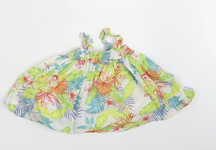 Gap Girls Multicoloured Floral  A-Line  Size 12-18 Months