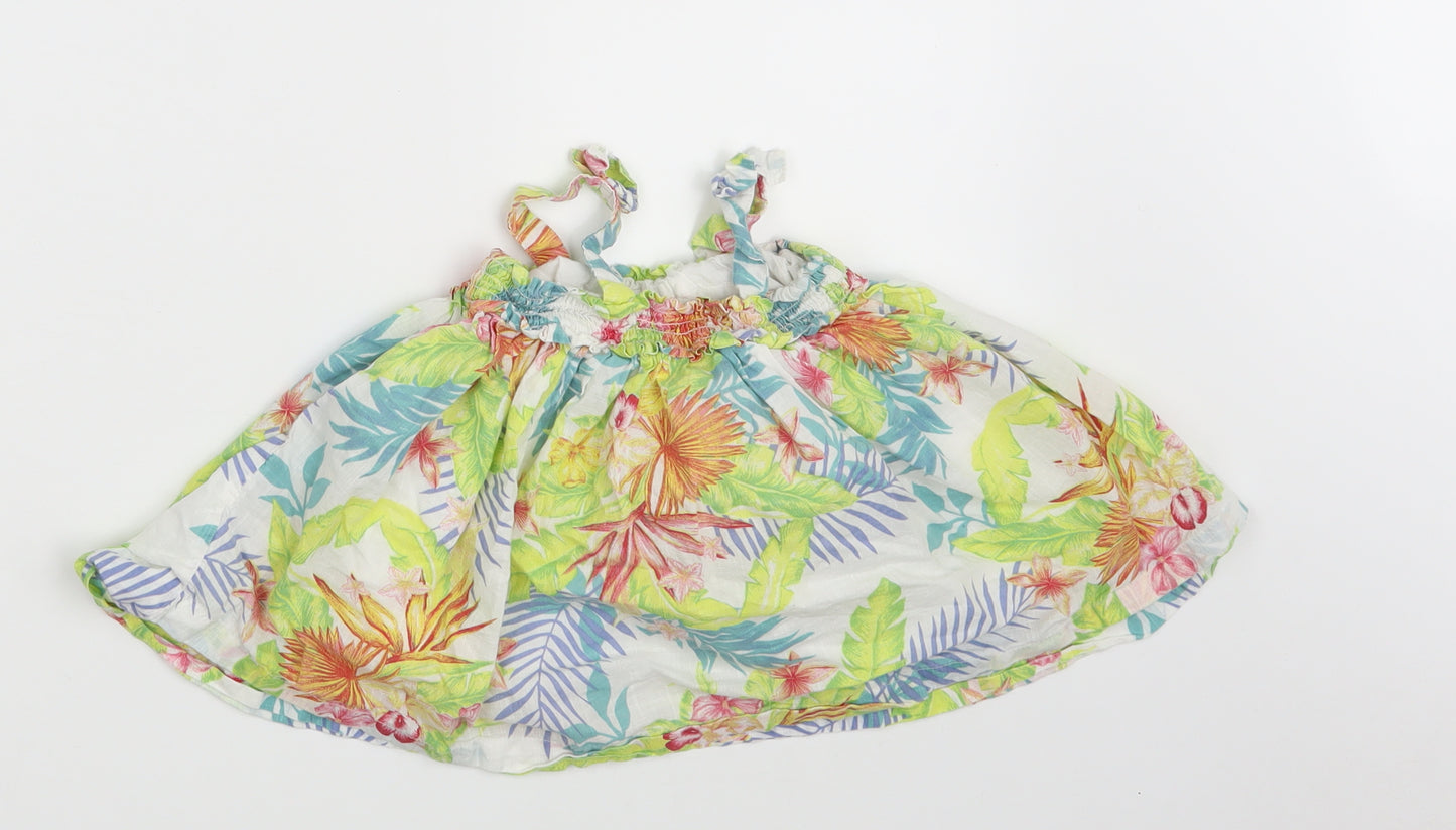 Gap Girls Multicoloured Floral  A-Line  Size 12-18 Months