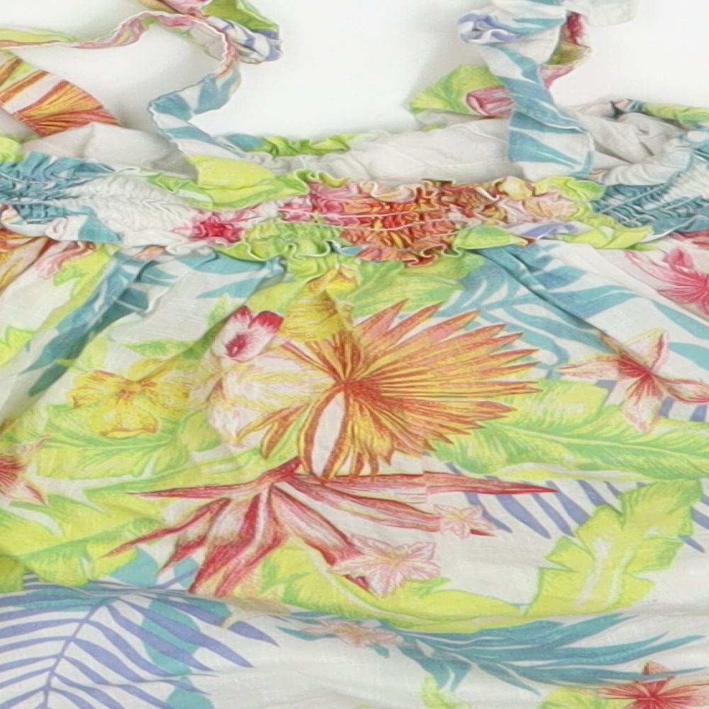 Gap Girls Multicoloured Floral  A-Line  Size 12-18 Months