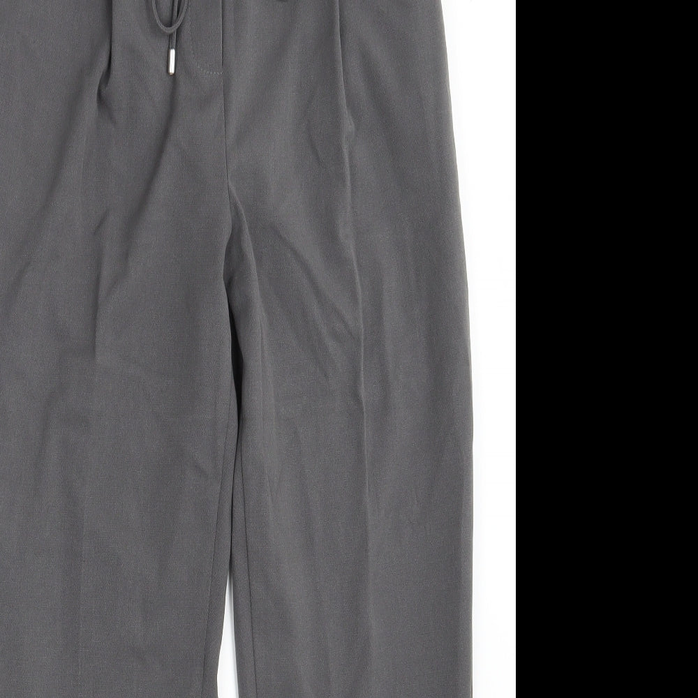 M&S Womens Grey   Dress Pants Trousers Size 12 L27 in