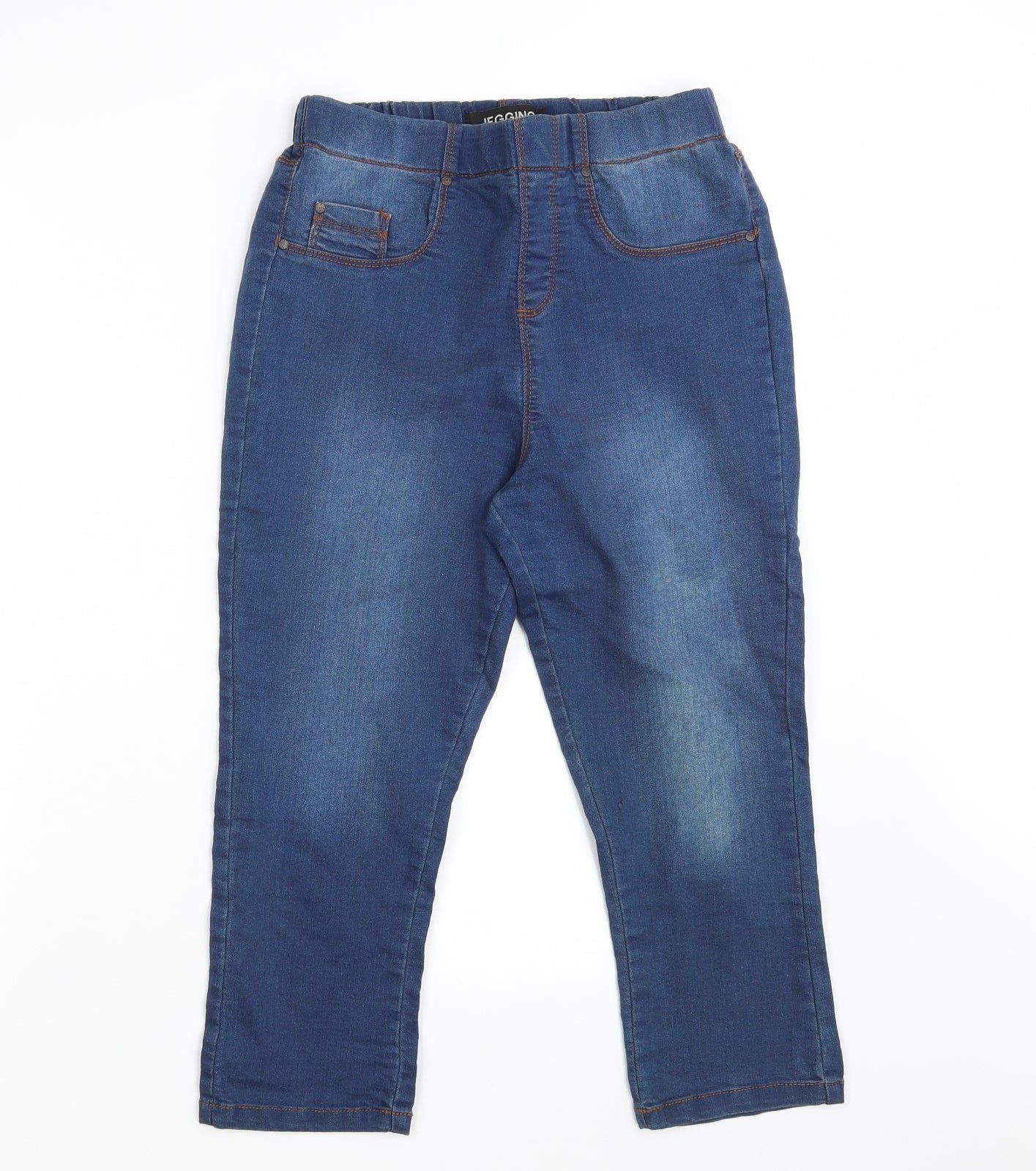 Peacocks Womens Blue  Denim Jegging Jeans Size 10 L20 in - Cropped