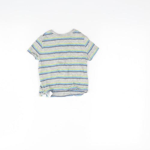 Gap Baby Grey Striped  Basic Tank Size 12 Months