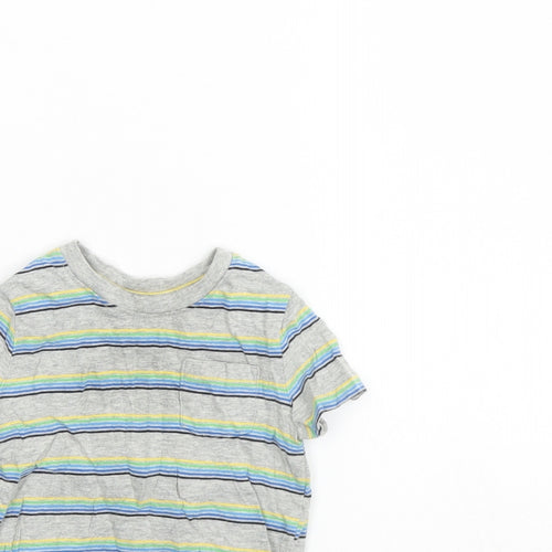 Gap Baby Grey Striped  Basic Tank Size 12 Months